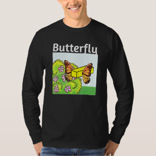 Camiseta Mantequilla De Mariposa Y Salga Del Cocoon Por Enc