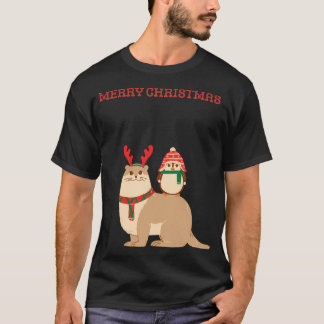Camiseta Mantequilla de reno con pingüino
