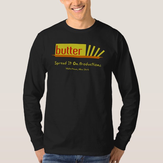 Camiseta mantequilla negra (Anverso)