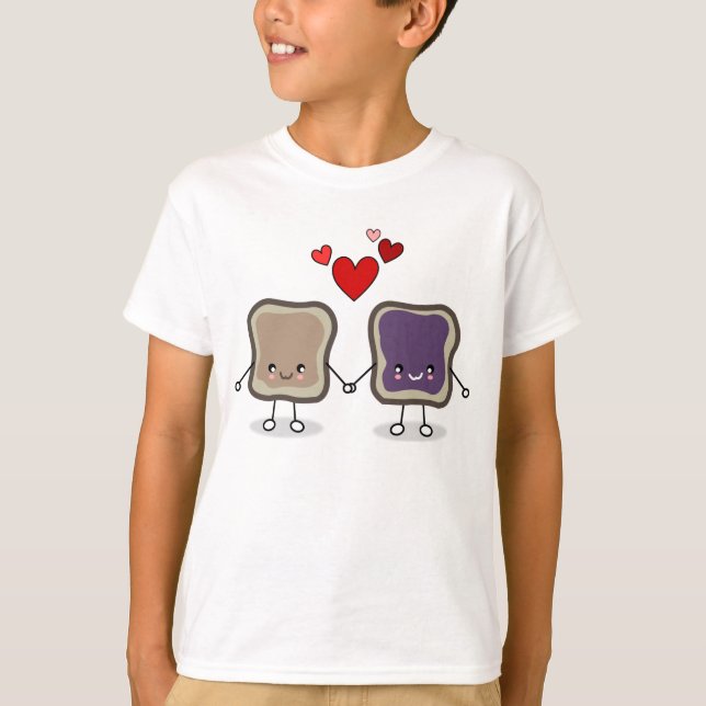 Camiseta Mantequilla y jalea de cacahuete (Anverso)