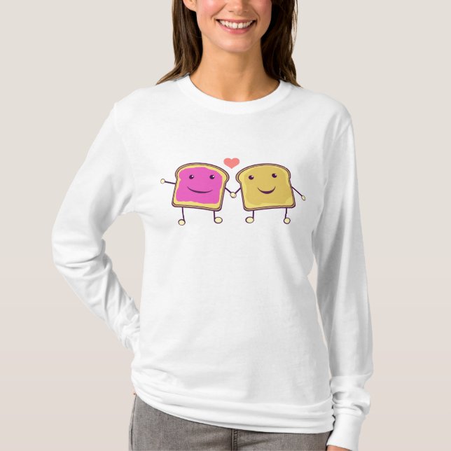 Camiseta Mantequilla y jalea de cacahuete (Anverso)