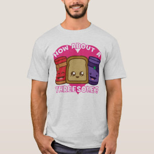 Camiseta ¿Mantequilla y jalea de cacahuete - cómo sobre u