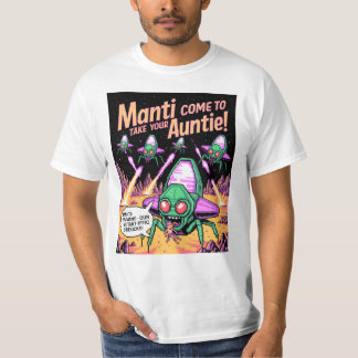 Camiseta  Manti Aliens Abduction Party! Defender Arcade '81
