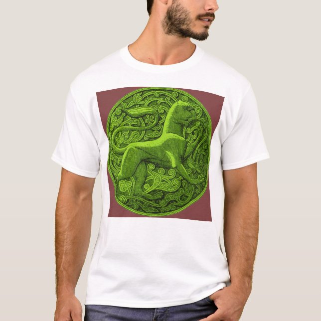 Camiseta mantícora en verde (Anverso)