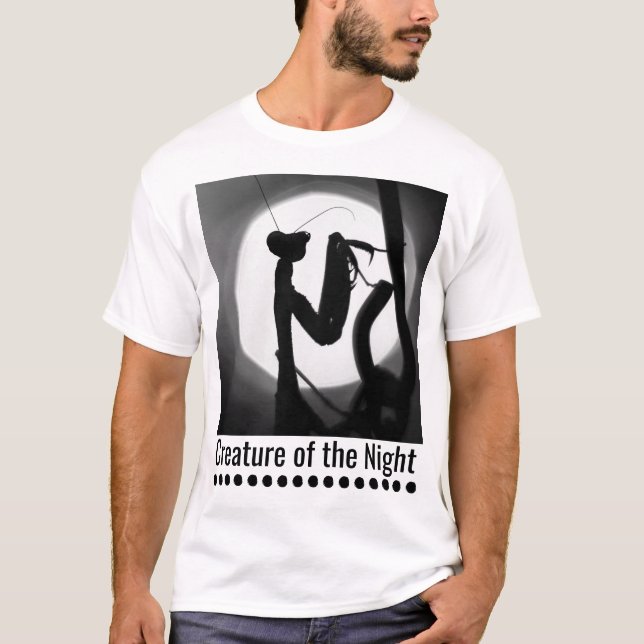 Camiseta - Mantis Criatura de la Noche (Anverso)