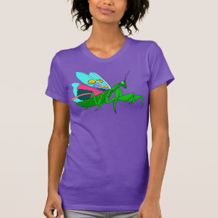 Camiseta Mantis de oración colorida