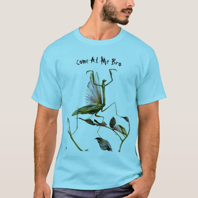 Camiseta Mantis de rezar ventilado en el arte de la postura (Anverso)