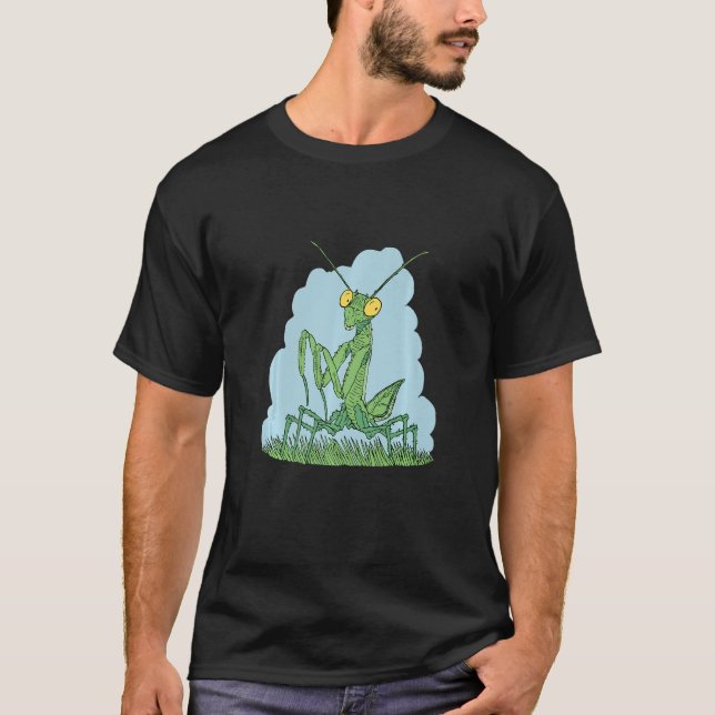 Camiseta Mantis insecto con patas delanteras poderosas Mant (Anverso)
