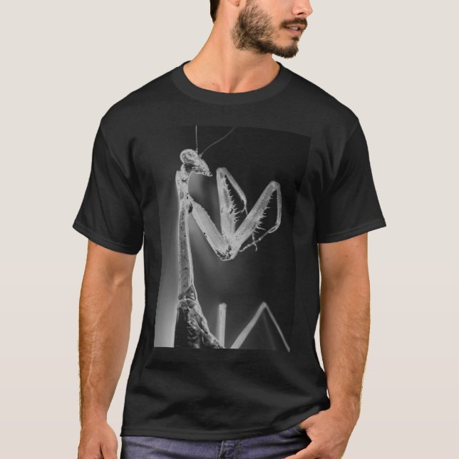 Camiseta Mantis religiosa de Black&White (Anverso)