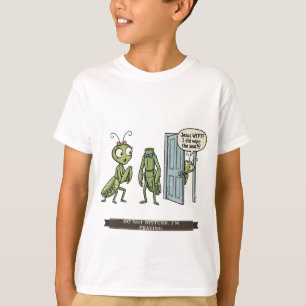 Camiseta Mantis religiosa divertida para niños