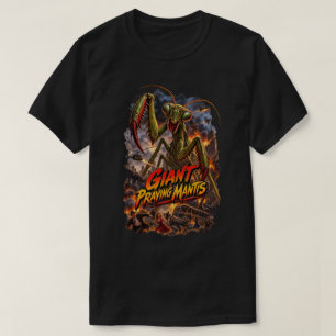 Camiseta Mantis Religiosa Gigante Terror Clásico de Monstru