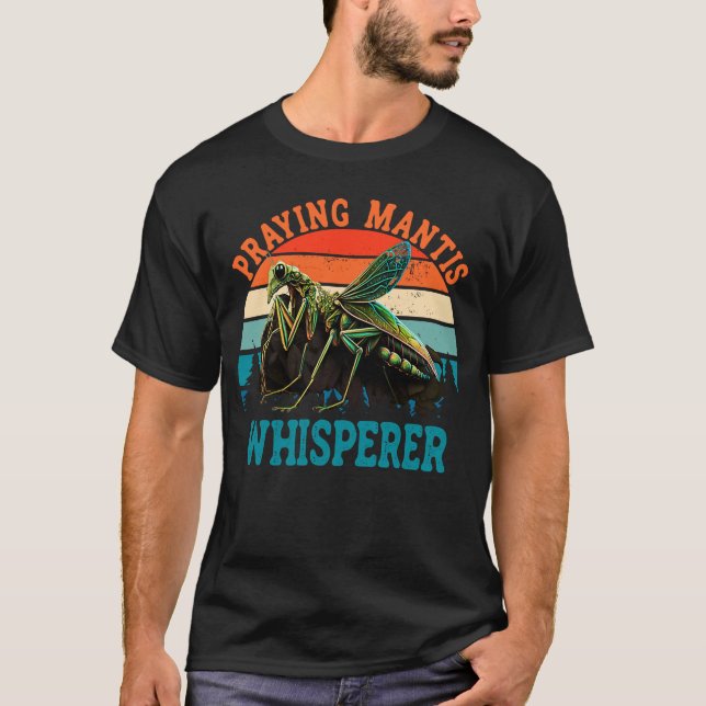 Camiseta Mantis Whisperer Orando Mantis Insect (Anverso)