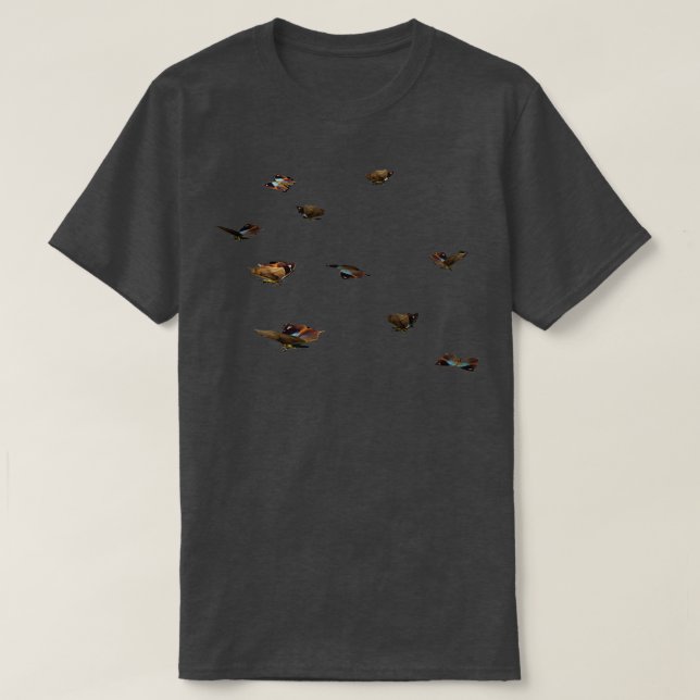 Camiseta manto de mariposa 4 (Diseño del anverso)