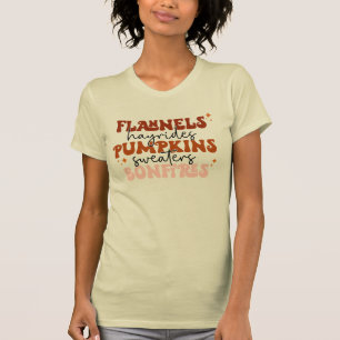 Camiseta Mantones Paseos en Carro de Heno Calabazas Suétere