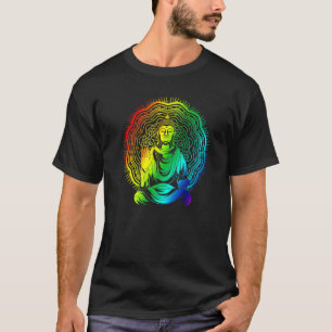Camiseta Mantra Budismo Espiritual Mandato colorido