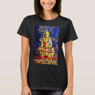 Camiseta Mantra budista Ksitigarbha Bodhisattva Devanagari