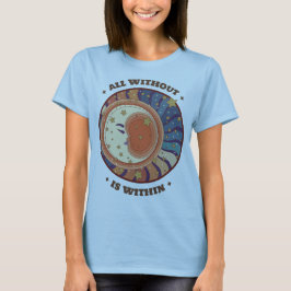 Camiseta Mantra de Meditación Todo lo Exterior Está Dentro