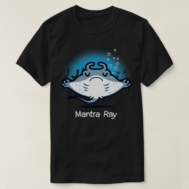 Camiseta Mantra Ray Funny Cute Kawaii Manta Ray Haciendo Yo (Diseño del anverso)