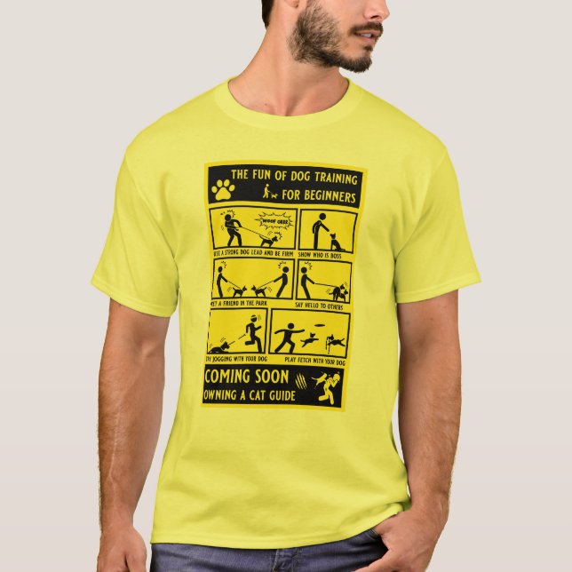 Camiseta Manual de instrucciones de entrenamiento de perros (Anverso)