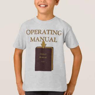 Camiseta Manual de instrucciones de la Sagrada Biblia -