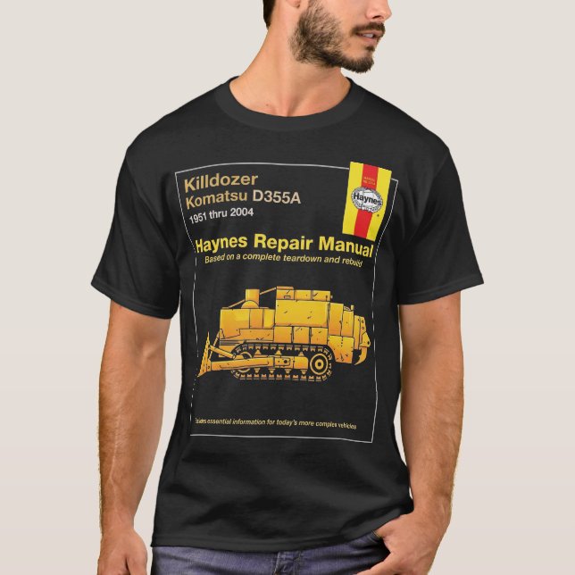 Camiseta Manual de reparación de Killdozer (Anverso)
