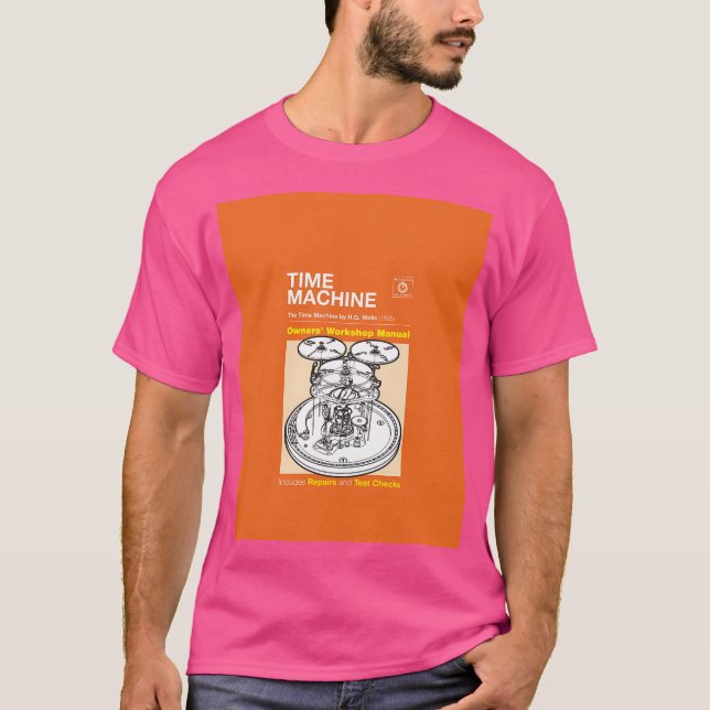 Camiseta Manual del propietario - Máquina de tiempo de los  (Anverso)