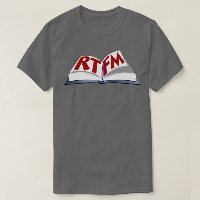 Camiseta Manual RTFM (Diseño del anverso)