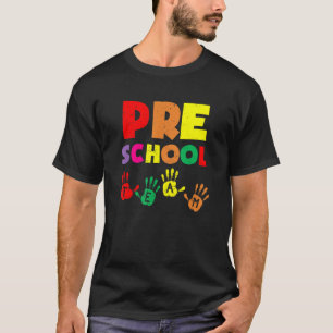 Camiseta Manuales De Equipo De Preescolar De Vuelta A La Es
