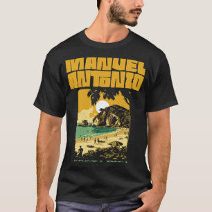 Camiseta Manuel Antonio Costa Rica Vintage Beach 80