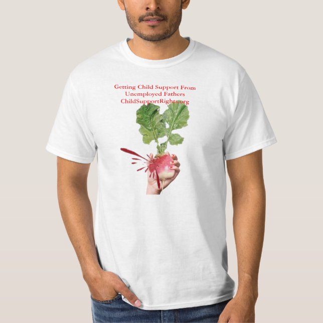 Camiseta Manutención del menor de padres parados (Anverso)