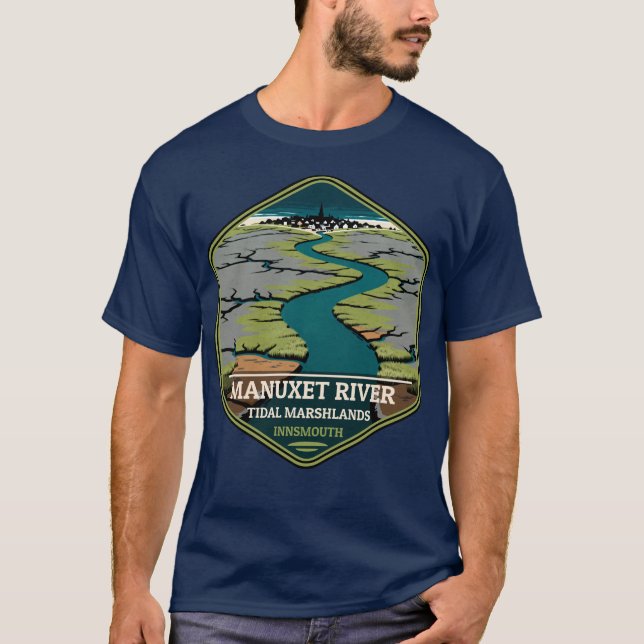 Camiseta Manuxet River Tidal Marshlands Innsmouth Vintage (Anverso)