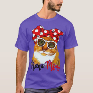 Camiseta Manx Cat Shirt Manx Cat Mom Bandana