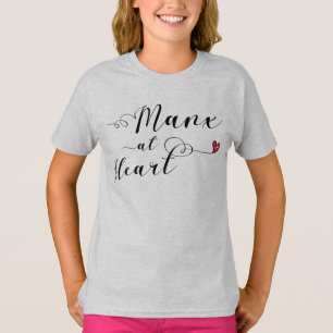 Camiseta Manx en el corazón, Isla de Man