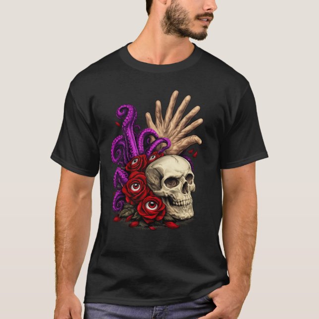 Camiseta Many-Fingered Bloom (Anverso)