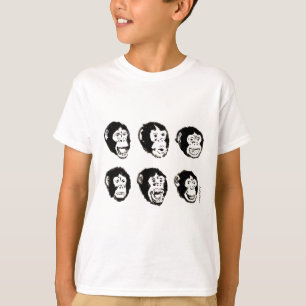 Camiseta Many Moods of Mr. Chimp