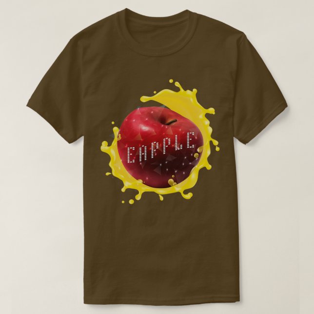 Camiseta manzana 1 (Diseño del anverso)