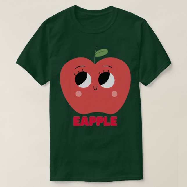 Camiseta manzana 15 (Diseño del anverso)