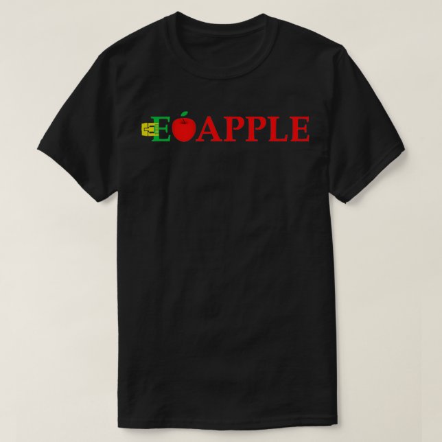 Camiseta manzana 69 (Diseño del anverso)