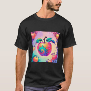 Camiseta manzana colorida