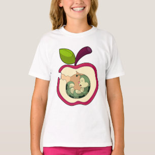Camiseta Manzana de orugas