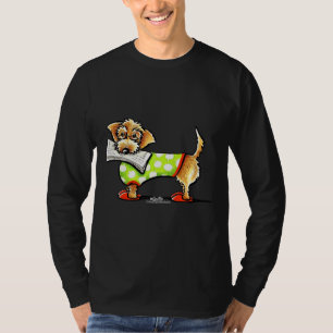 Camiseta Manzana de país Dachshund con cable