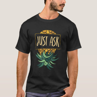 Camiseta Manzana Eal revés Solo Pregúntale Subtil Swinger