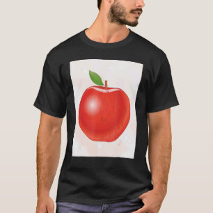 Camiseta Manzana Fruta Comida Vegana Vitaminas Fruta Manzan