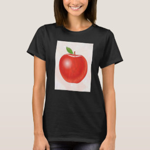 Camiseta Manzana Fruta Comida Vegana Vitaminas Fruta Manzan