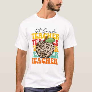 Camiseta Manzana Leopardo Agradecimiento a Maestros de 1er 