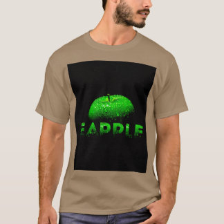 Camiseta manzana manzana oscura manzana