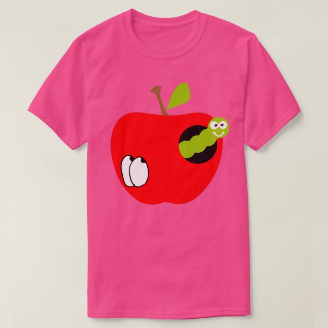 Camiseta manzana podrida (Diseño del anverso)