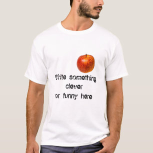 Camiseta manzana roja