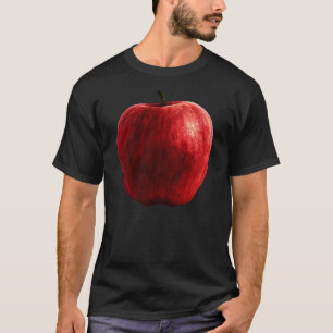 Camiseta Manzana roja brillante