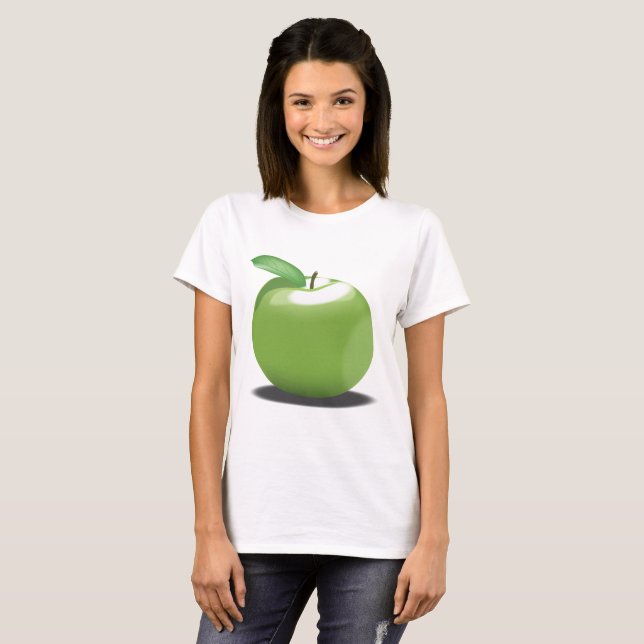 Camiseta Manzana Verde (Anverso completo)